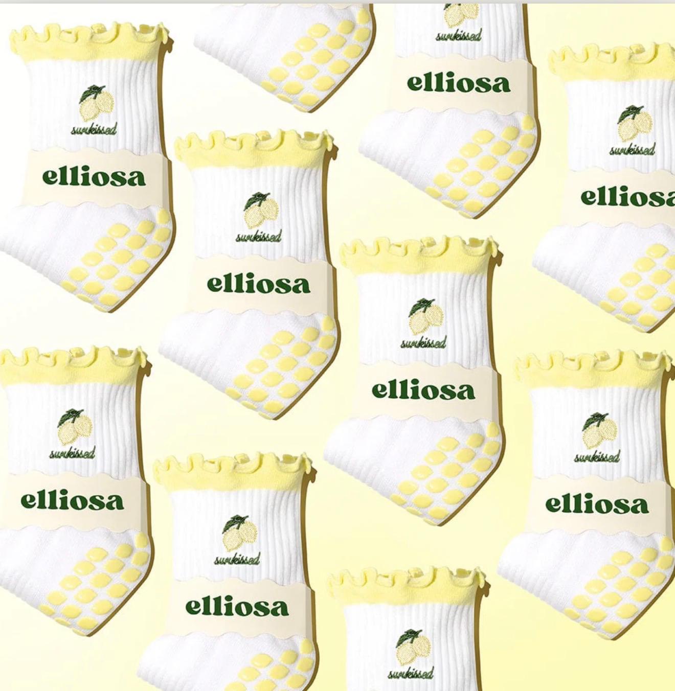 Elliosa Grip Socks-Sunkissed